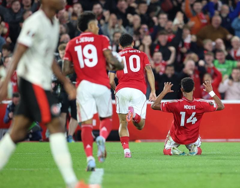 Football. UEFA Europa League. Nottingham Forest - FC Midtjylland. 02.10.2025