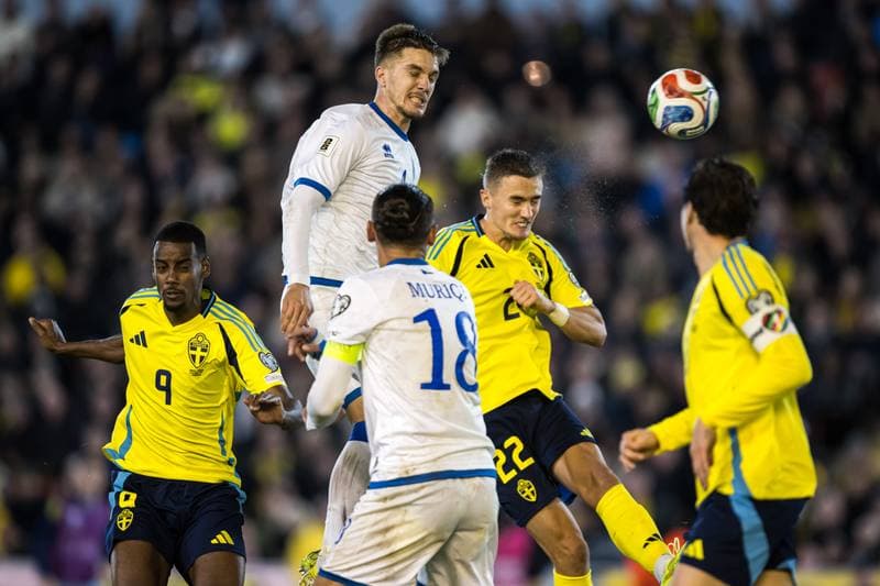 Football. FIFA World Cup Qualifier. Sweden - Kosovo. 13.10.2025