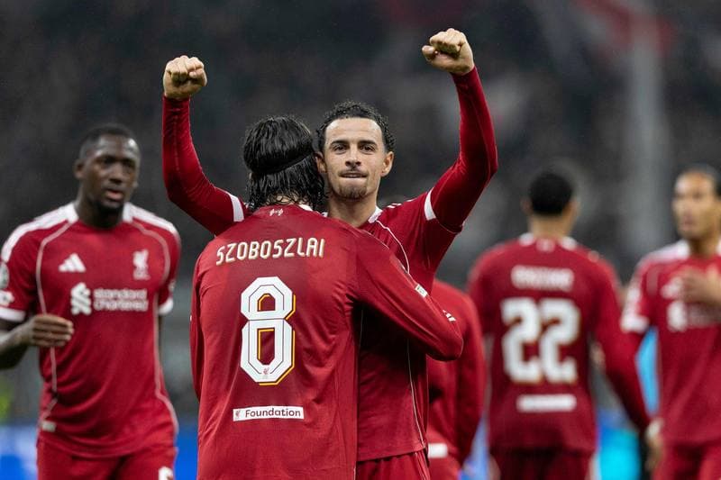 Football. UEFA Champions League. Eintracht Frankfurt - Liverpool. 22.10.2025
