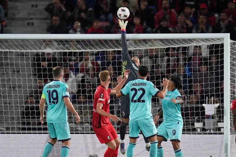 Football. UEFA Europa League. Bologna - Freiburg. 02.10.2025