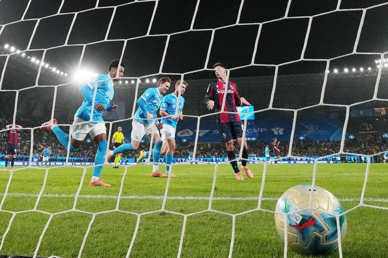 Football. EA Sports FC Supercup. Napoli - Bologna. 22.12.2025