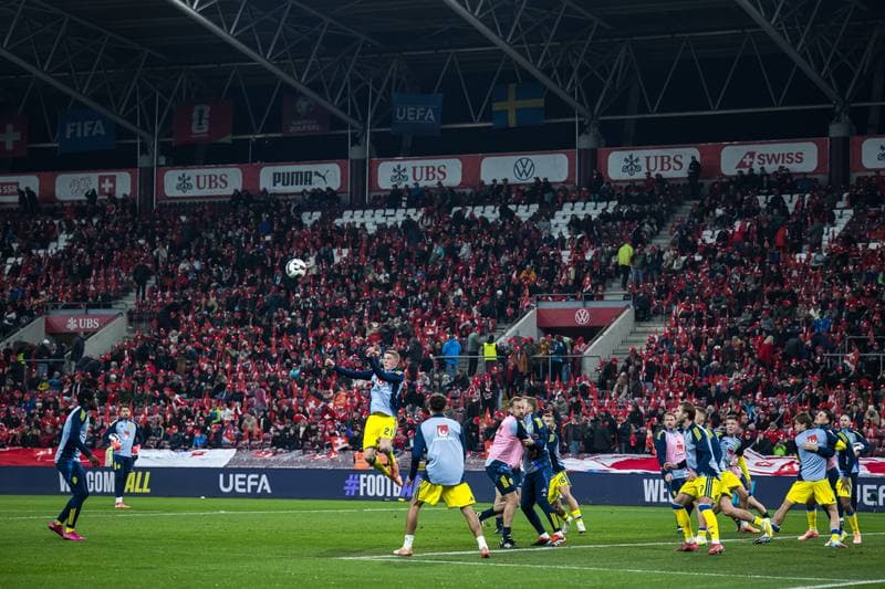 Football. FIFA World Cup Qualifier. Switzerland - Sweden. 15.11.2025