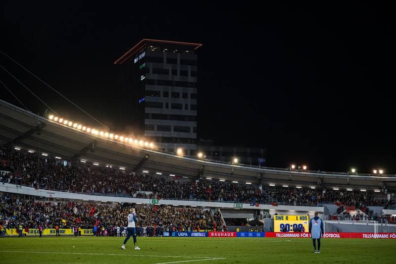 Football. FIFA World Cup Qualifier. Sweden - Kosovo. 13.10.2025