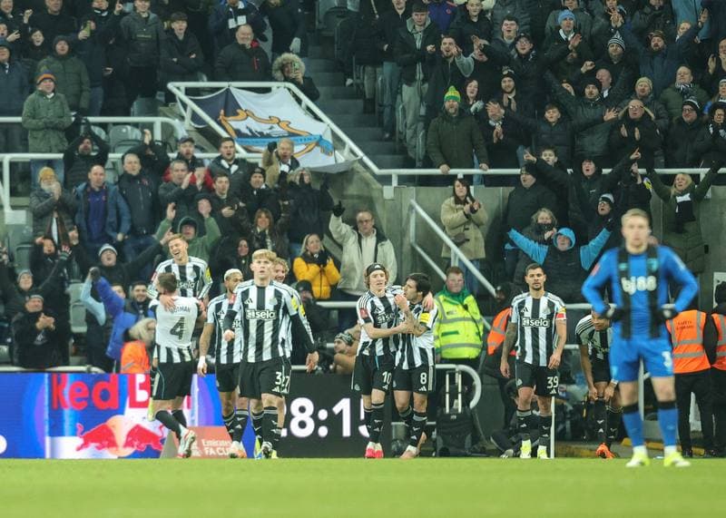 Football. Emirates FA Cup. Newcastle United - Bournemouth. 10.01.2026