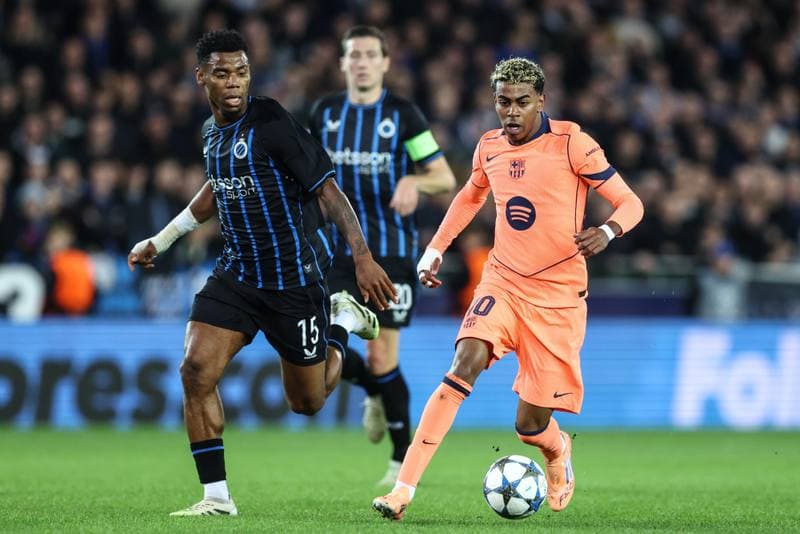 Football. UEFA Champions League. Club Brugge - Barcelona. 05.11.2025