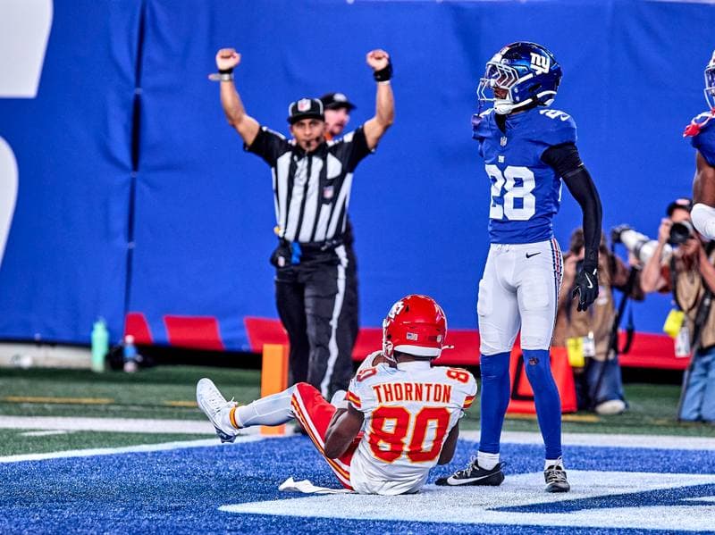 Football. NFL. Kansas City Chiefs - New York Giants. 21.09.2025