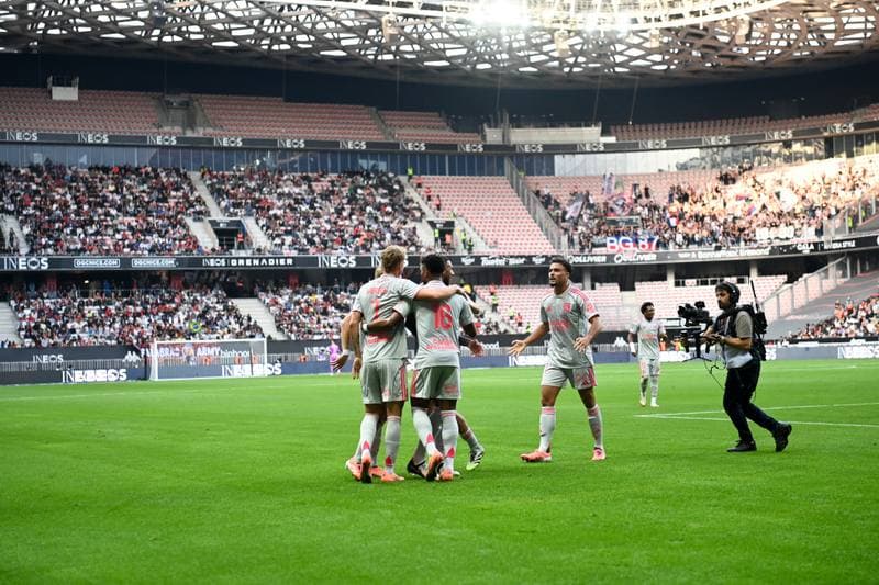 Football. Ligue 1 McDonald's. OGC Nice - Olympique Lyonnais. 18.10.2025