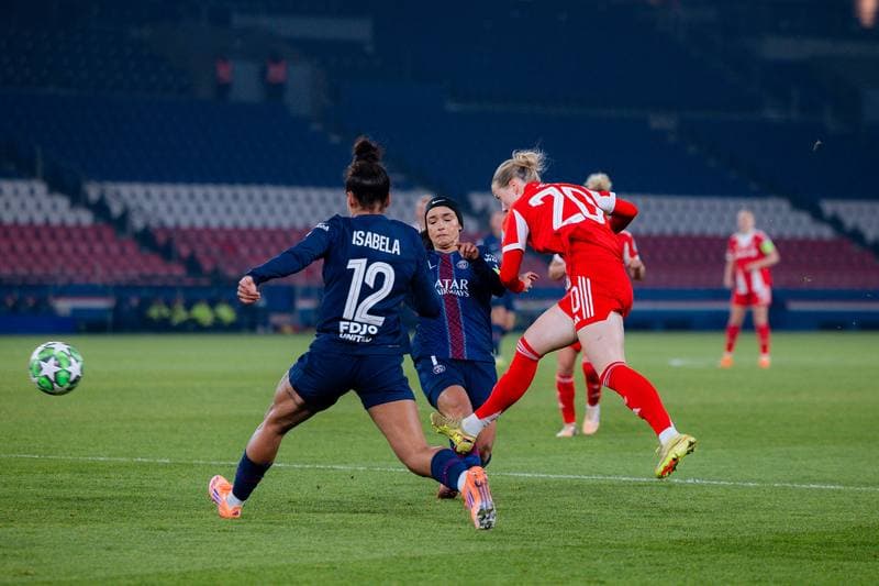 Football. UEFA Women's Champions League. Paris Saint-Germain - FC Bayern Munich. 16.03.2026