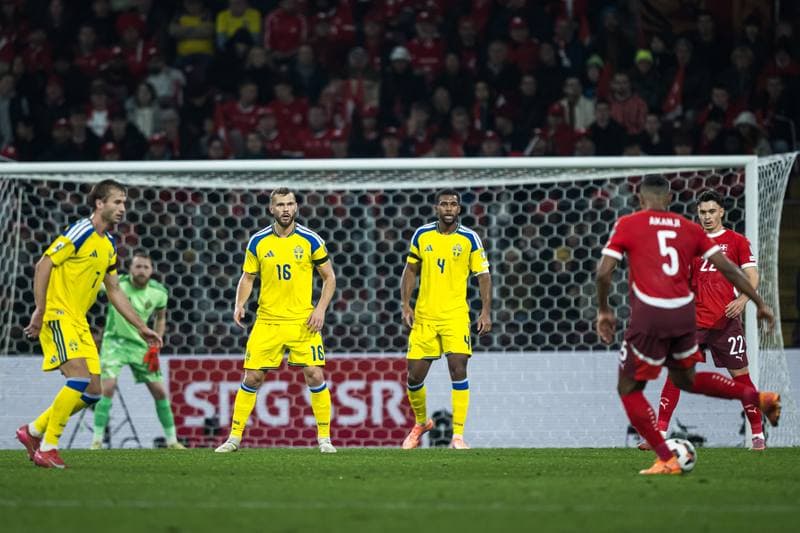 Football. FIFA World Cup Qualifier. Switzerland - Sweden. 15.11.2025