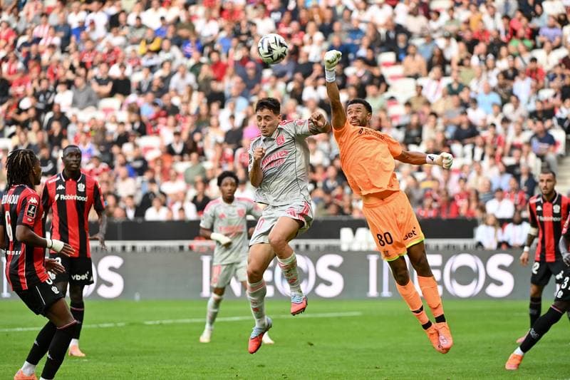 Football. Ligue 1 McDonald's. OGC Nice - Olympique Lyonnais. 18.10.2025