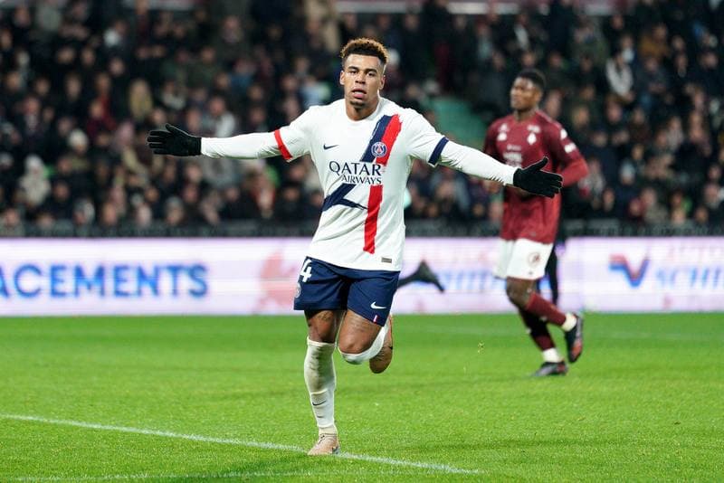 Football. Ligue 1. FC Metz - Paris Saint-Germain. 13.12.2025