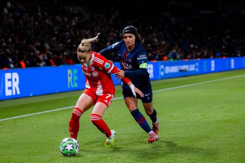 Football. UEFA Women's Champions League. Paris Saint-Germain - FC Bayern Munich. 16.03.2026