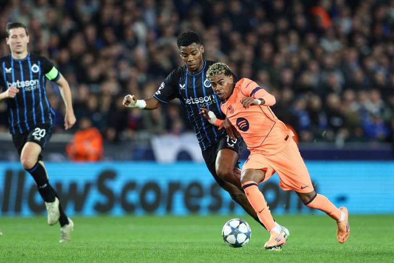Football. UEFA Champions League. Club Brugge - Barcelona. 05.11.2025