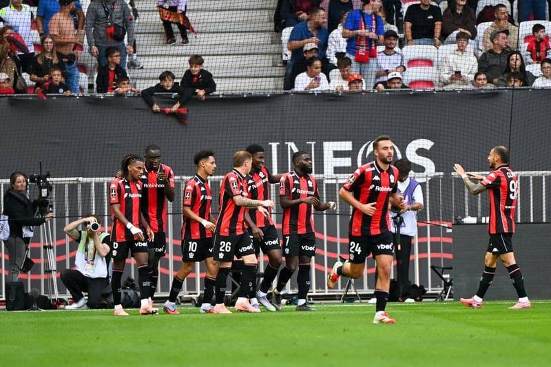 Football. Ligue 1 McDonald's. OGC Nice - Olympique Lyonnais. 18.10.2025