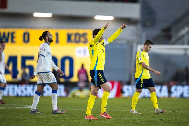 Football. FIFA World Cup Qualifier. Sweden - Kosovo. 13.10.2025