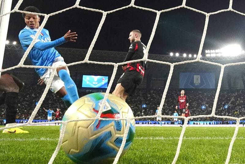 Football. EA Sports FC Supercup. Napoli - AC Milan. 18.12.2025