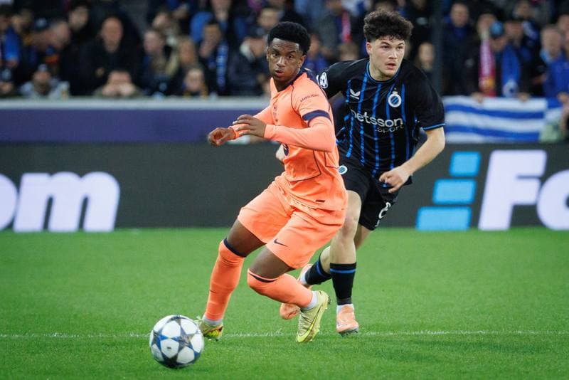 Football. UEFA Champions League. Club Brugge - Barcelona. 05.11.2025