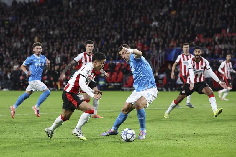Football. UEFA Champions League. PSV Eindhoven - Napoli. 21.10.2025