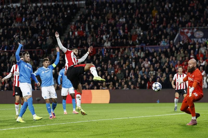 Football. UEFA Champions League. PSV Eindhoven - Napoli. 21.10.2025