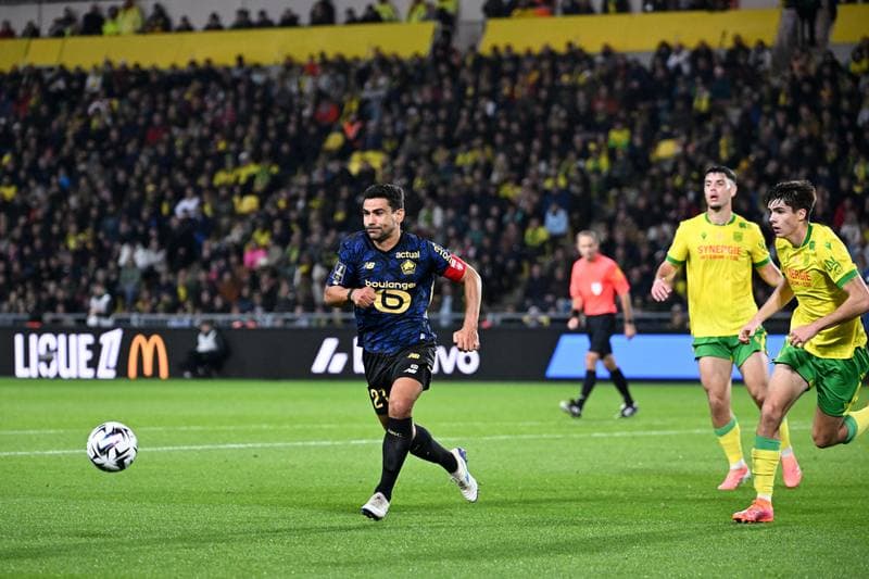 Football. Ligue 1. FC Nantes - Lille OSC. 19.10.2025