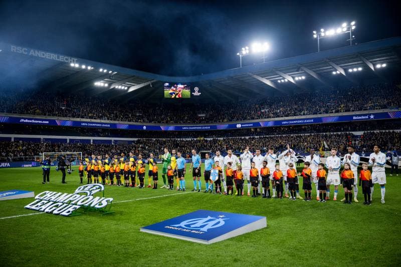 Football. UEFA Champions League. Royale Union Saint-Gilloise - Olympique de Marseille. 09.12.2025