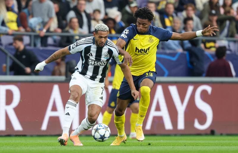 Football. UEFA Champions League. Royale Union Saint-Gilloise - Newcastle United. 01.10.2025
