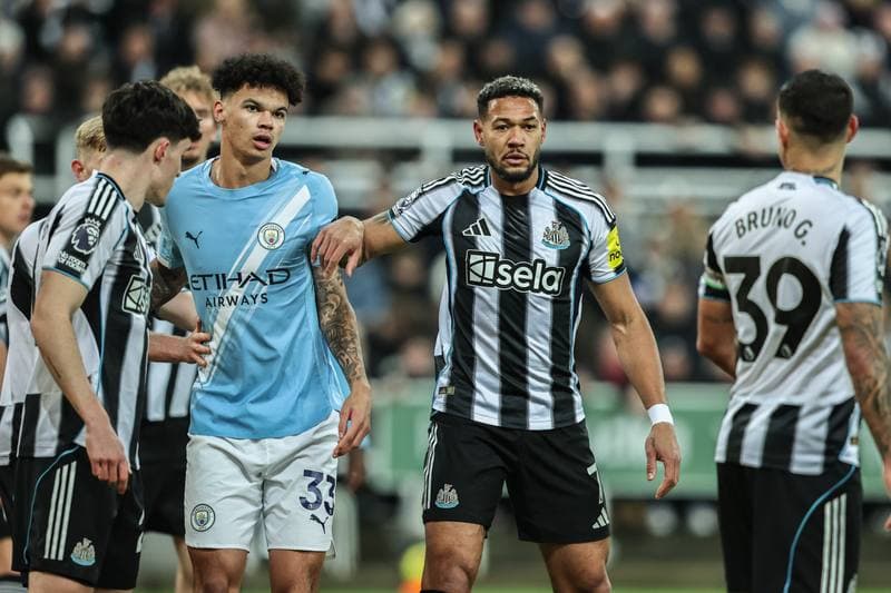 Football. Premier League. Newcastle United - Manchester City. 21.11.2025