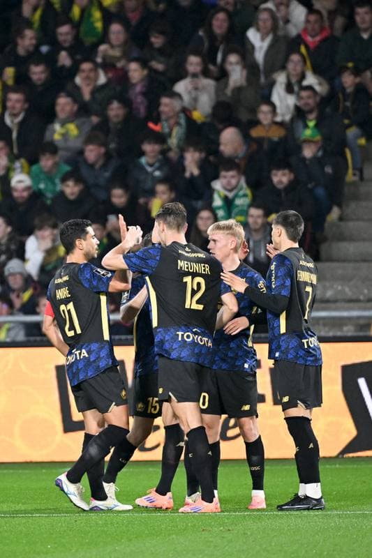 Football. Ligue 1. FC Nantes - Lille OSC. 19.10.2025