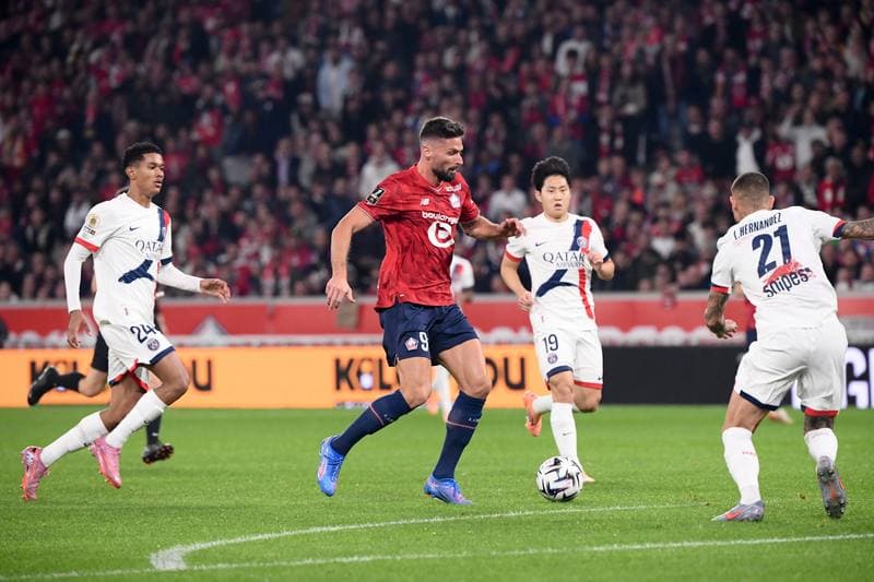 Football. Ligue 1. Lille OSC - Paris Saint-Germain. 05.10.2025