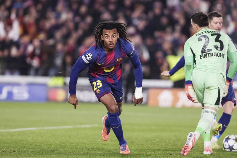 Football. UEFA Champions League. FC Barcelona - Eintracht Frankfurt. 09.12.2025