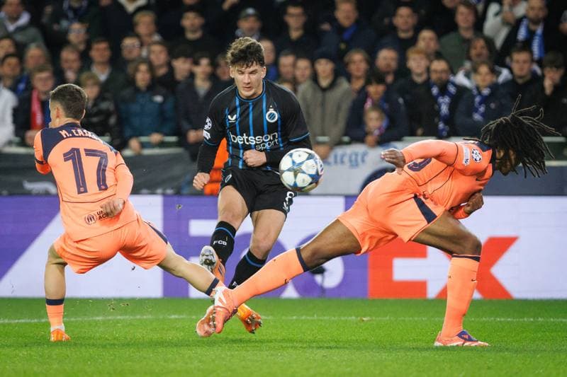 Football. UEFA Champions League. Club Brugge - Barcelona. 05.11.2025
