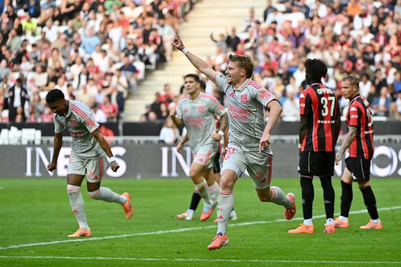 Football. Ligue 1 McDonald's. OGC Nice - Olympique Lyonnais. 18.10.2025