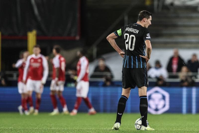 Football. UEFA Champions League. Club Brugge - Arsenal. 10.12.2025