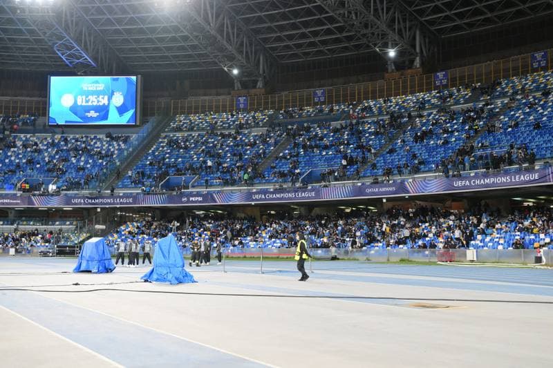 Football. UEFA Champions League. Napoli - Sporting CP. 01.10.2025