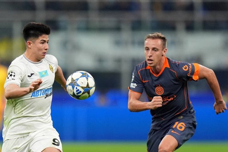 Football. UEFA Champions League. Inter - Kairat Almaty. 05.11.2025