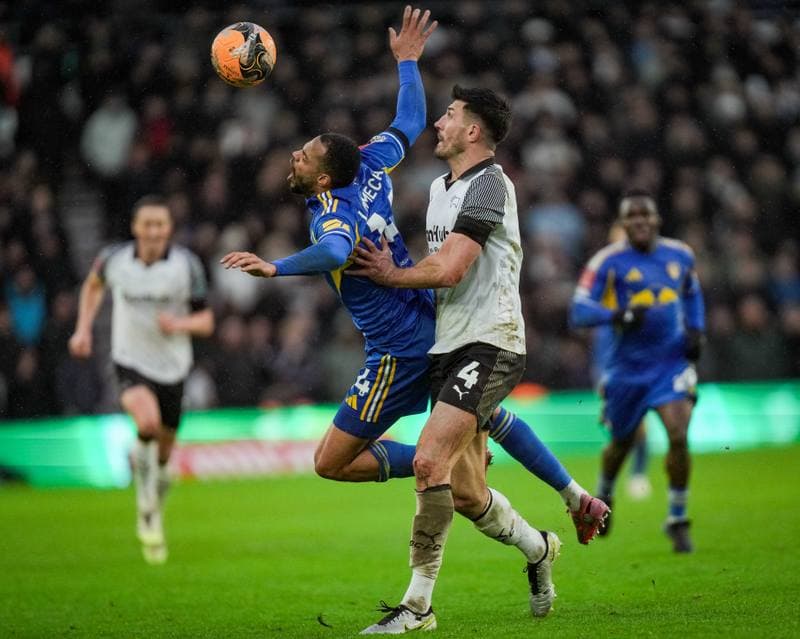 Football. Emirates FA Cup. Derby County - Leeds United. 11.01.2026