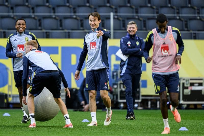 Football. Sweden. Training. 09.10.2025