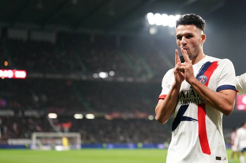 Football. Ligue 1. FC Metz - Paris Saint-Germain. 13.12.2025