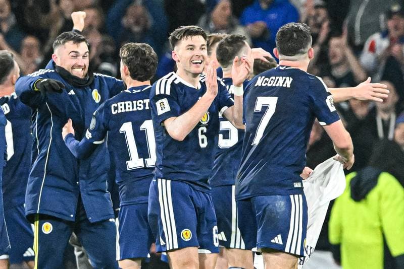 Football. 2026 FIFA World Cup Qualifiers. Scotland - Denmark. 18.11.2025