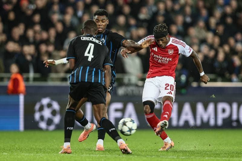 Football. UEFA Champions League. Club Brugge - Arsenal. 10.12.2025
