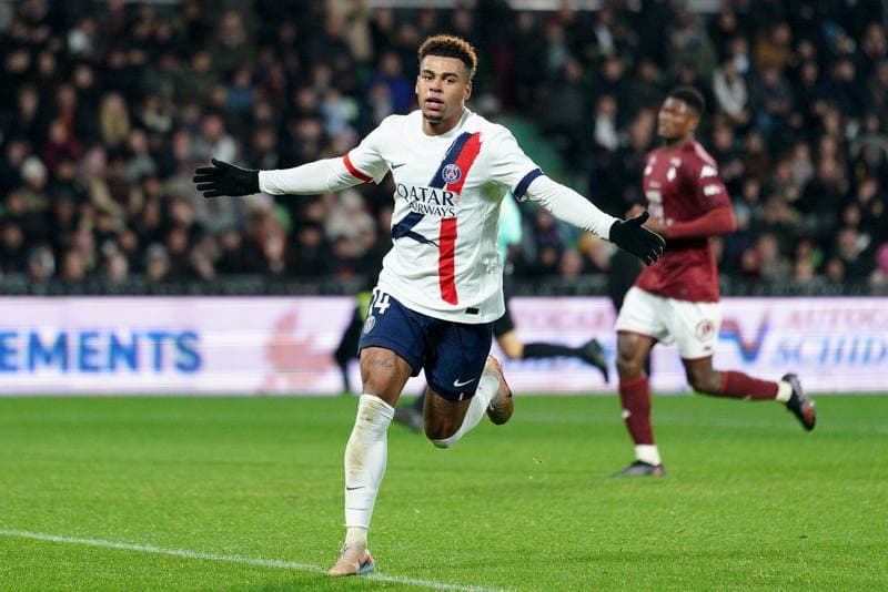 Football. Ligue 1. FC Metz - Paris Saint-Germain. 13.12.2025