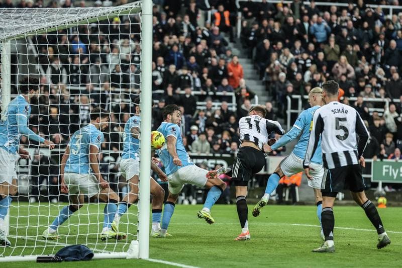 Football. Premier League. Newcastle United - Manchester City. 21.11.2025