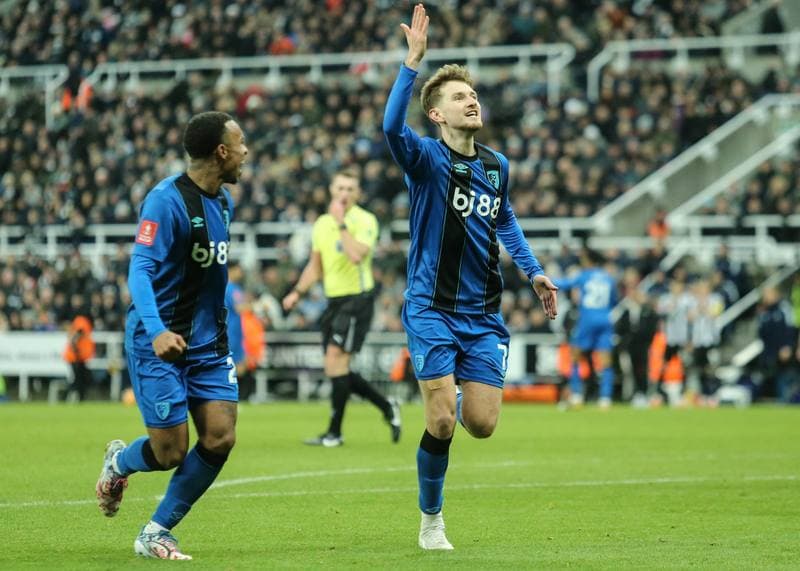 Football. Emirates FA Cup. Newcastle United - Bournemouth. 10.01.2026