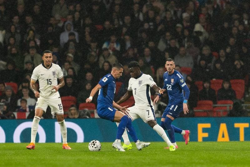 Football. UEFA European Qualifiers. England - Serbia. 13.11.2025