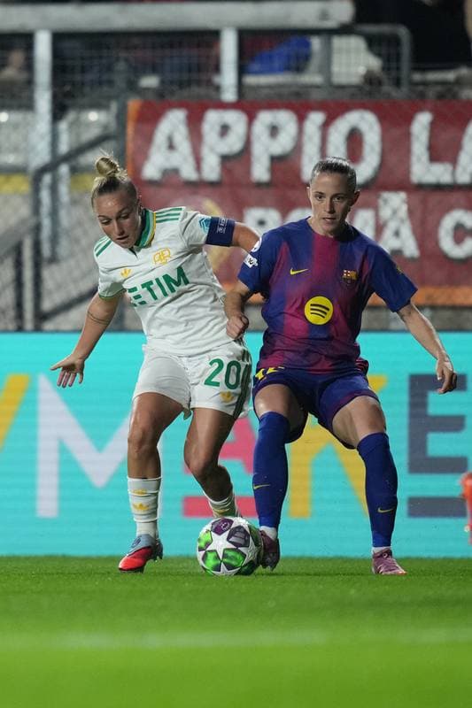 Football. UEFA Women's Champions League. AS Roma - FC Barcelona. 15.10.2025