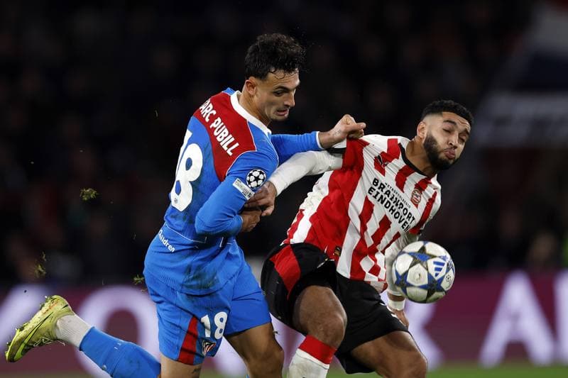 Football. UEFA Champions League. PSV Eindhoven - Atletico Madrid. 09.12.2025