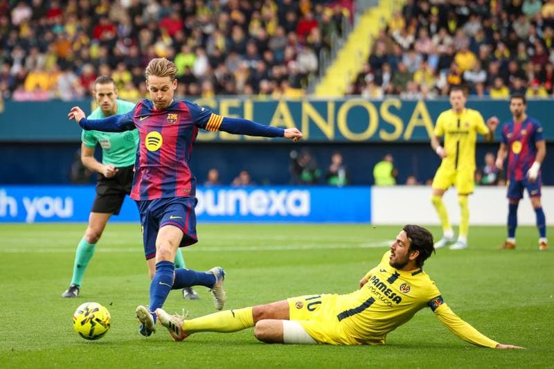 Football. La Liga. Villarreal CF - FC Barcelona. 21.12.2025