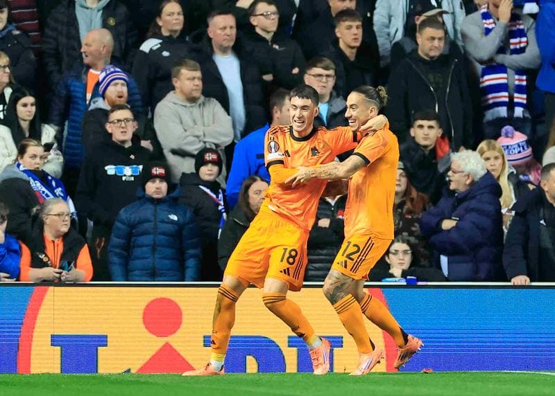 Football. UEFA Europa League. Rangers - A.S. Roma. 06.11.2025