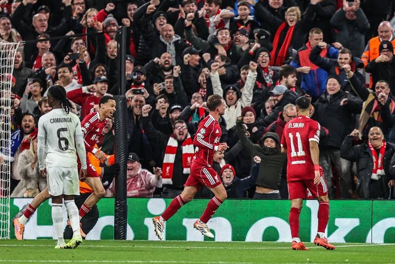 Football. UEFA Champions League. Liverpool - Real Madrid. 04.11.2025