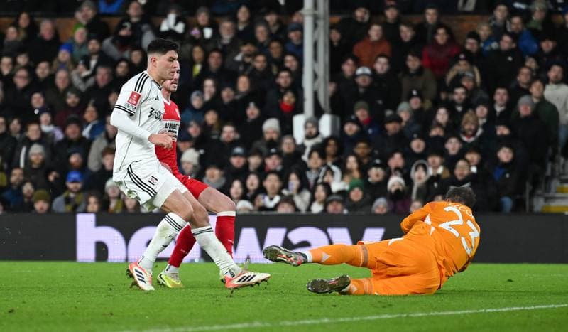 Football. Emirates FA Cup. Fulham - Middlesbrough. 10.01.2026